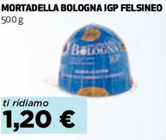 MORTADELLA BOLOGNA IGP FELSINEO 500 g