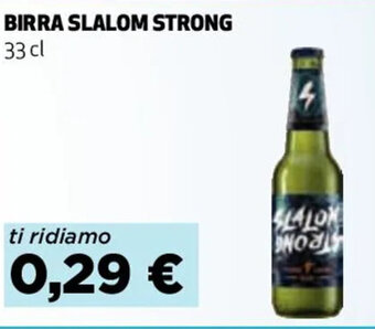 Coop BIRRA SLALOM STRONG 33 cl offerta