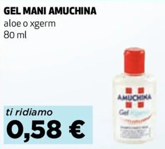 Coop GEL MANI AMUCHINA aloe o xgerm 80 ml offerta