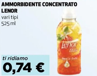 Coop AMMORBIDENTE CONCENTRATO LENOR vari tipi 525 ml offerta