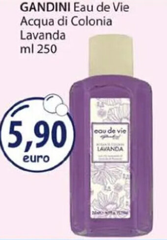 Acqua & Sapone GANDINI Eau de Vie Acqua di Colonia Lavanda ml 250 offerta