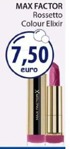 Acqua & Sapone MAX FACTOR Rossetto Colour Elixir offerta