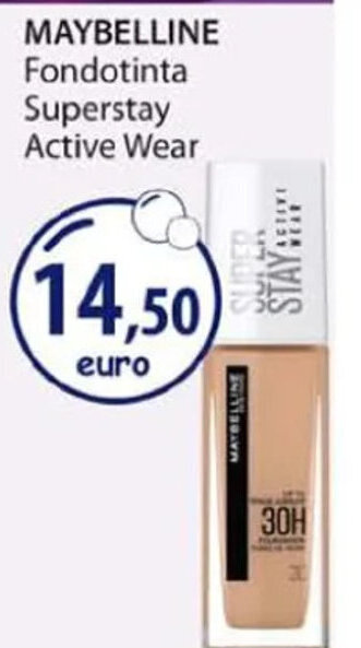 Acqua & Sapone MAYBELLINE Fondotinta Superstay Active Wear offerta