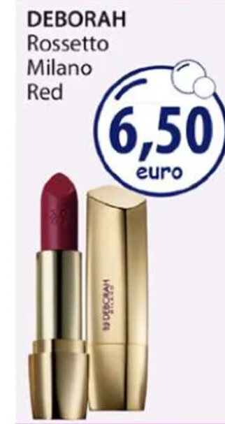 Acqua & Sapone DEBORAH Rossetto Milano Red offerta