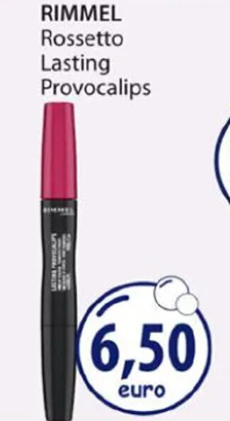 Acqua & Sapone RIMMEL Rossetto Lasting Provocalips offerta