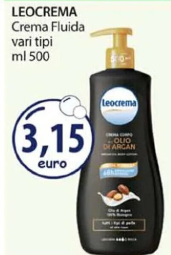 Acqua & Sapone LEOCREMA Crema Fluida vari tipi ml 500 offerta