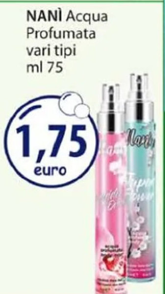 Acqua & Sapone NANÌ Acqua Profumata vari tipi ml 75 offerta