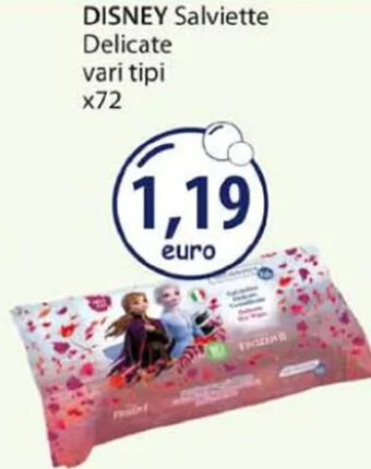 Acqua & Sapone DISNEY Salviette Delicate vari tipi x72 offerta
