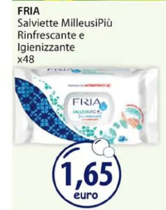 Acqua & Sapone FRIA Salviette MilleusiPiù Rinfrescante e Igienizzante x48 offerta