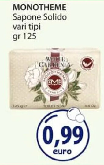 Acqua & Sapone MONOTHEME Sapone Solido vari tipi gr 125 offerta