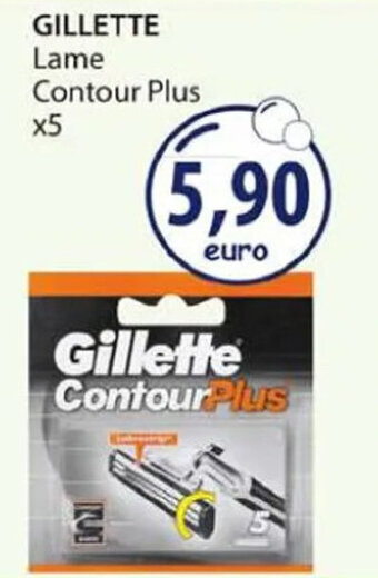 Acqua & Sapone GILLETTE Lame Contour Plus x5 offerta