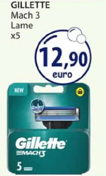 GILLETTE Mach 3 Lame x5