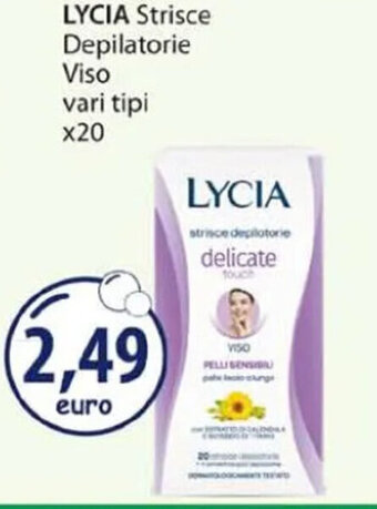 Acqua & Sapone LYCIA Strisce Depilatorie Viso vari tipi x20 offerta