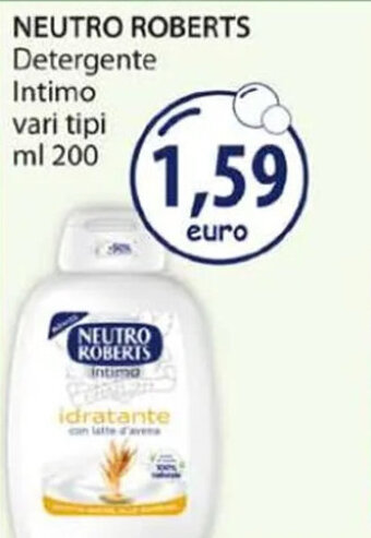 Acqua & Sapone NEUTRO ROBERTS Detergente Intimo vari tipi ml 200 offerta