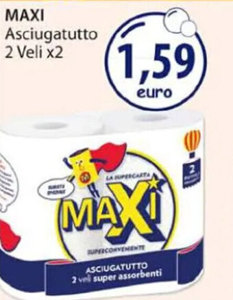 Acqua & Sapone MAXI Asciugatutto 2 Veli x2 offerta