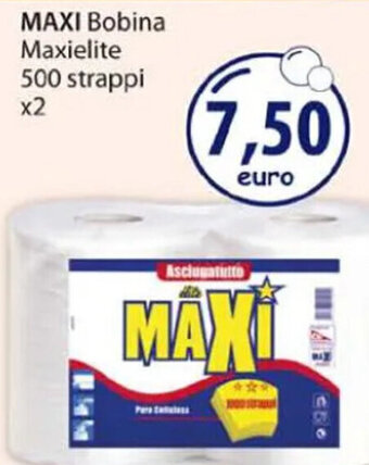 Acqua & Sapone MAXI Bobina Maxielite 500 strappi x2 offerta
