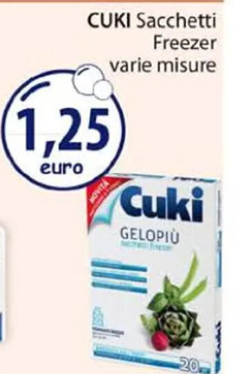 Acqua & Sapone CUKI Sacchetti Freezer varie misure offerta