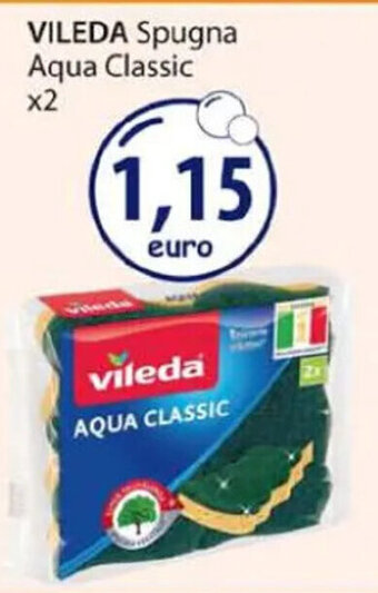 Acqua & Sapone VILEDA Spugna Aqua Classic x2 offerta
