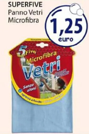 Acqua & Sapone SUPERFIVE Panno Vetri Microfibra offerta