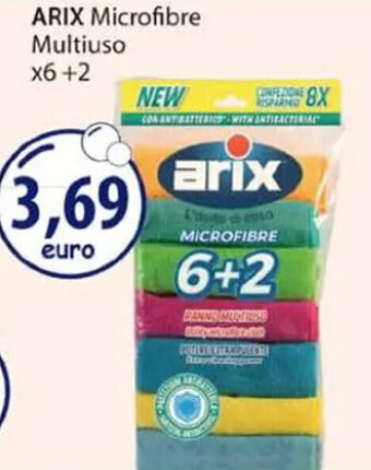 Acqua & Sapone ARIX Microfibre Multiuso x6+2 offerta