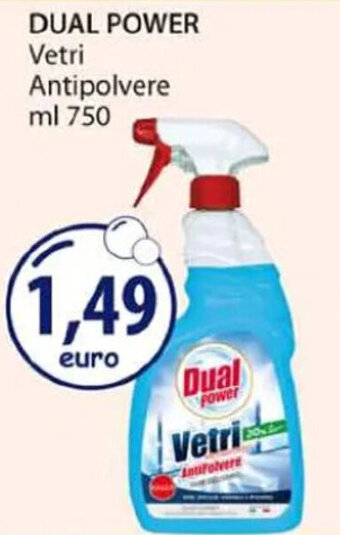 Acqua & Sapone DUAL POWER Vetri Antipolvere ml 750 offerta