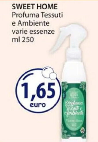Acqua & Sapone SWEET HOME Profuma Tessuti e Ambiente varie essenze ml 250 offerta