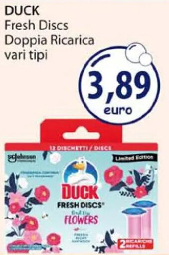 Acqua & Sapone DUCK Fresh Discs Doppia Ricarica vari tipi offerta