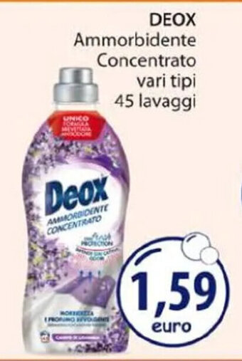 Acqua & Sapone DEOX Ammorbidente Concentrato vari tipi 45 lavaggi offerta
