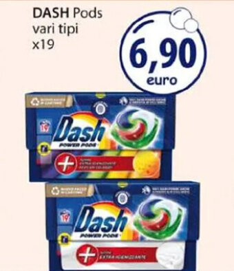 Acqua & Sapone DASH Pods vari tipi x19 offerta
