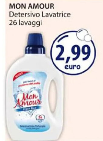 Acqua & Sapone MON AMOUR Detersivo Lavatrice 26 lavaggi offerta