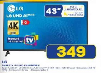 Euronics LG Smart TV LED 43'' offerta