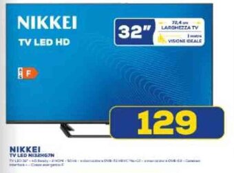 Euronics NIKKEI TV LED HD offerta
