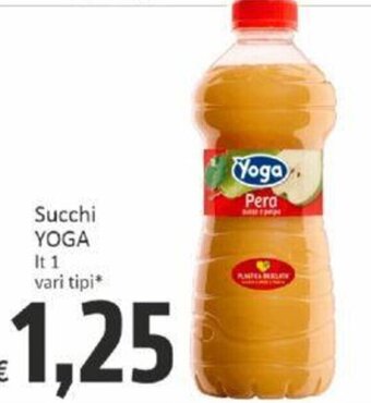Paghi Poco Succhi YOGA Lt 1 vari tipi* offerta