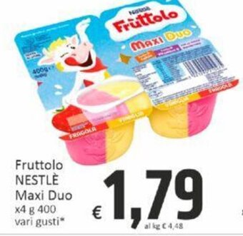 Paghi Poco Fruttolo NESTLÈ Maxi Duo x4 g 400 vari gusti* offerta