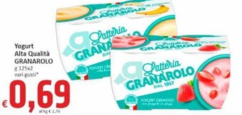 Paghi Poco Yogurt Alta Qualità GRANAROLO g 125x2 vari gusti* offerta