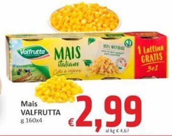 Mais VALFRUTTA g 160x4