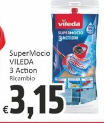 Paghi Poco SuperMocio VILEDA 3 Action Ricambio offerta