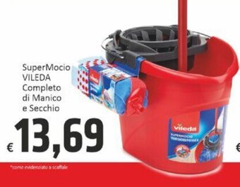 SuperMocio VILEDA Completo di Manico e Secchio