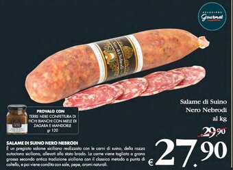 Deco Supermercati SALAME DI SUINO NERO NEBRODI offerta