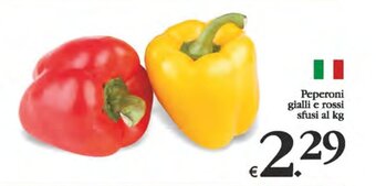 Deco Supermercati Peperoni gialli e rossi sfusi al kg offerta