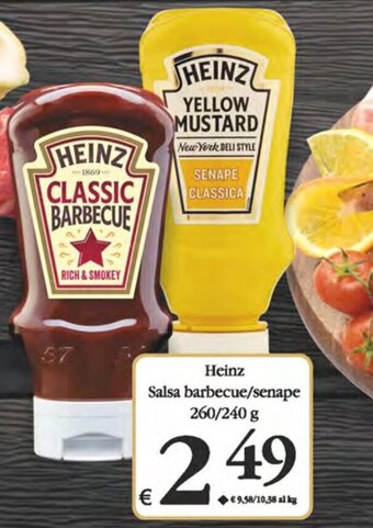 Deco Supermercati Heinz Salsa barbecue/senape 260/240 g offerta