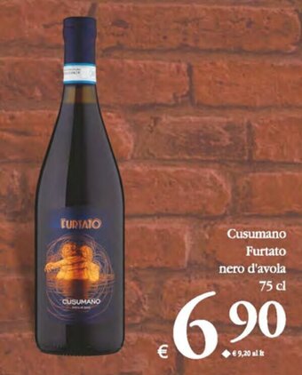 Cusumano Furtato nero d'avola 75 cl