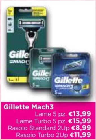 Saponi e profumi Gillette Mach3 Lame 5 pz. offerta