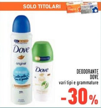 Conad DEODORANTE DOVE offerta