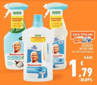 Conad DETERGENTE MASTRO LINDO offerta