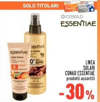 Conad LINEA SOLARI CONAD ESSENTIAE offerta