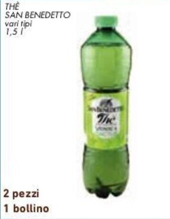 Conad THE SAN BENEDETTO vari tipi 1,5 l offerta
