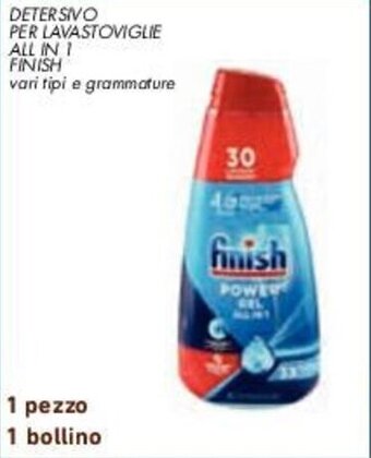 Conad DETERSIVO PER LAVASTOVIGLIE ALL IN 1 FINISH offerta