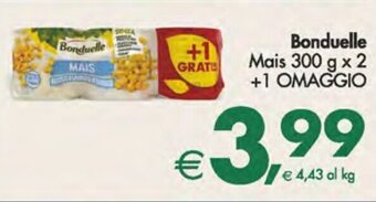 Deco Supermercati Bonduelle Mais 300 g x 2 +1 OMAGGIO offerta