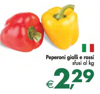 Deco Supermercati Peperoni gialli e rossi sfusi al kg offerta